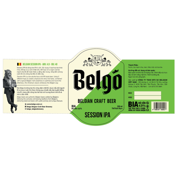 Belgo Session IPA Label