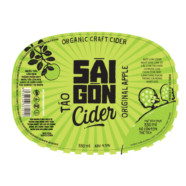 Saigon Cider Original Apple Label