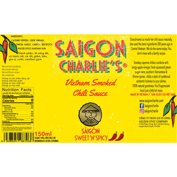 Saigon Charlie's Saigon Sweet & Spicy Chili Sauce