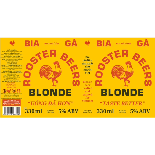 Rooster Blonde Label