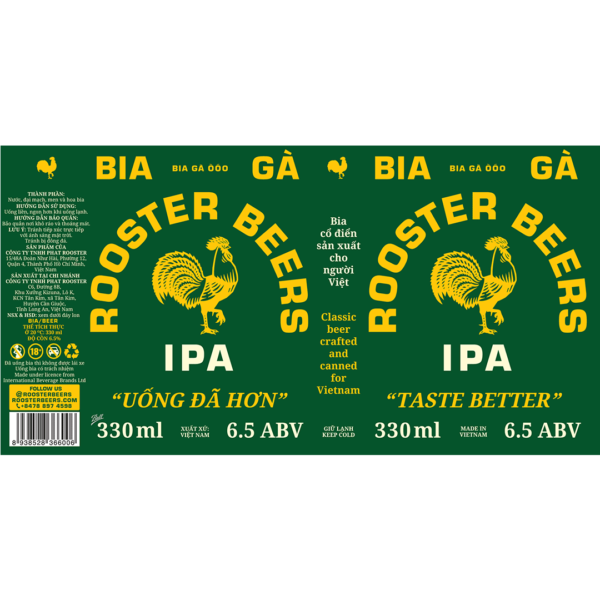 Rooster IPA Label
