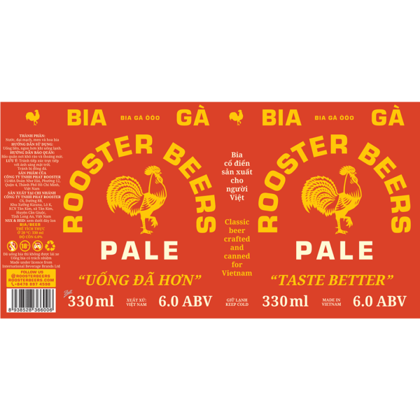 Rooster Pale Label
