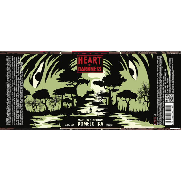 Heart of Darkness Marlow's Mellow Pomelo IPA Label