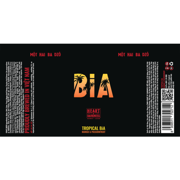 Heart of Darkness Tropical BiA Label