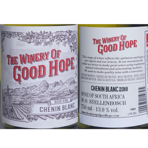 The Winery Of Good Hope Chenin Blanc Label
