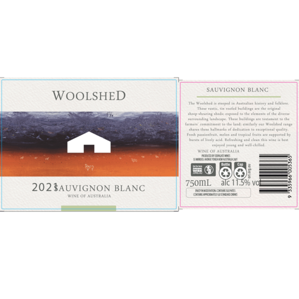 Woolshed Sauvignon Blanc Label