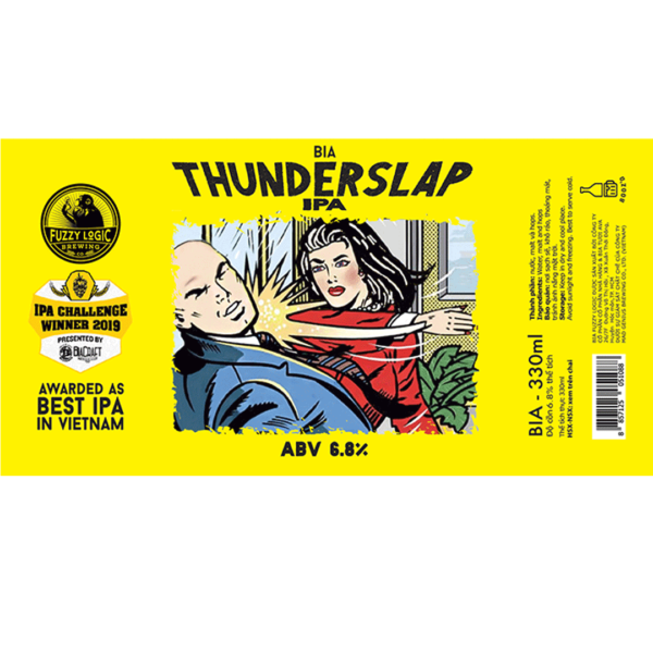 Fuzzy Logic Thunderslap IPA Label
