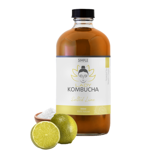 Lady Kombucha Salted Lime Bottle