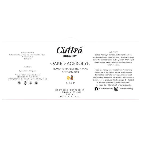 Cultra Oaked Acerglyn Label