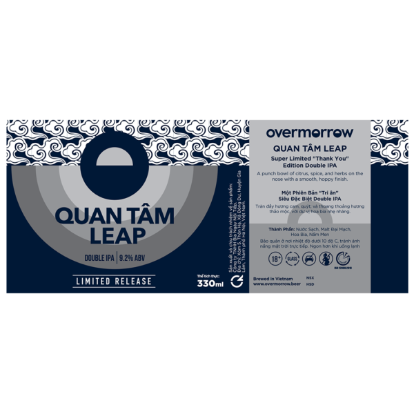 Overmorrow Quan Tâm Leap IPA Label