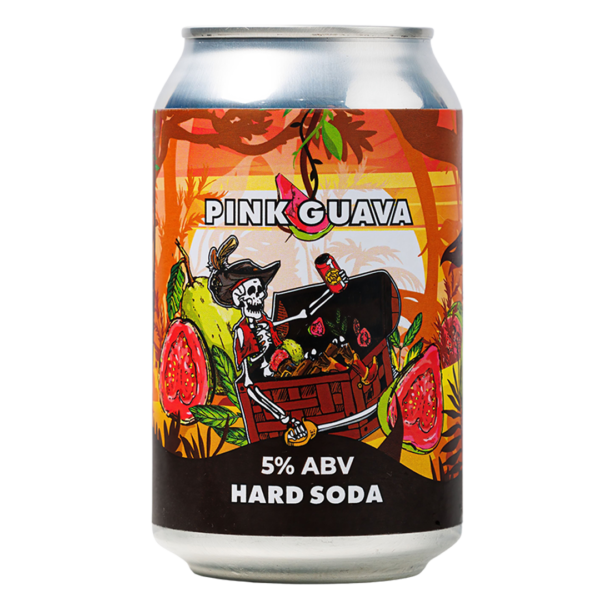 Steersman Pink Guava Hard Soda