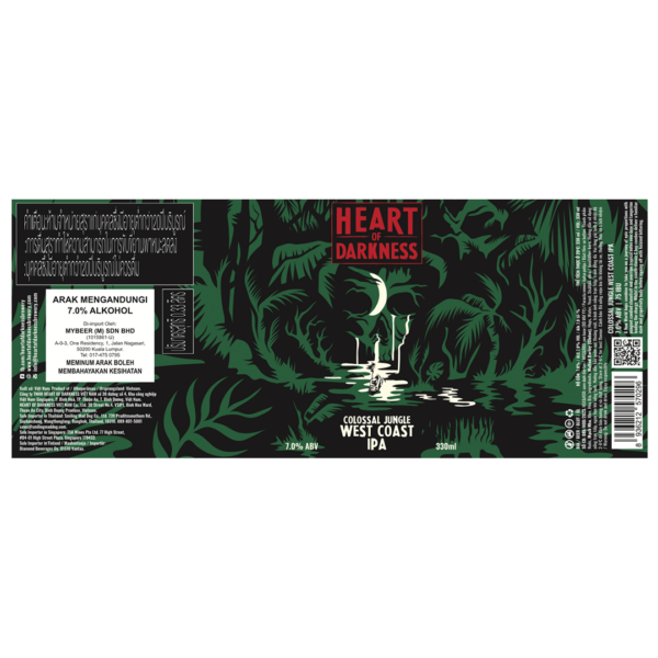 Heart of Darkness Colossal Jungle West Coast IPA LABEL