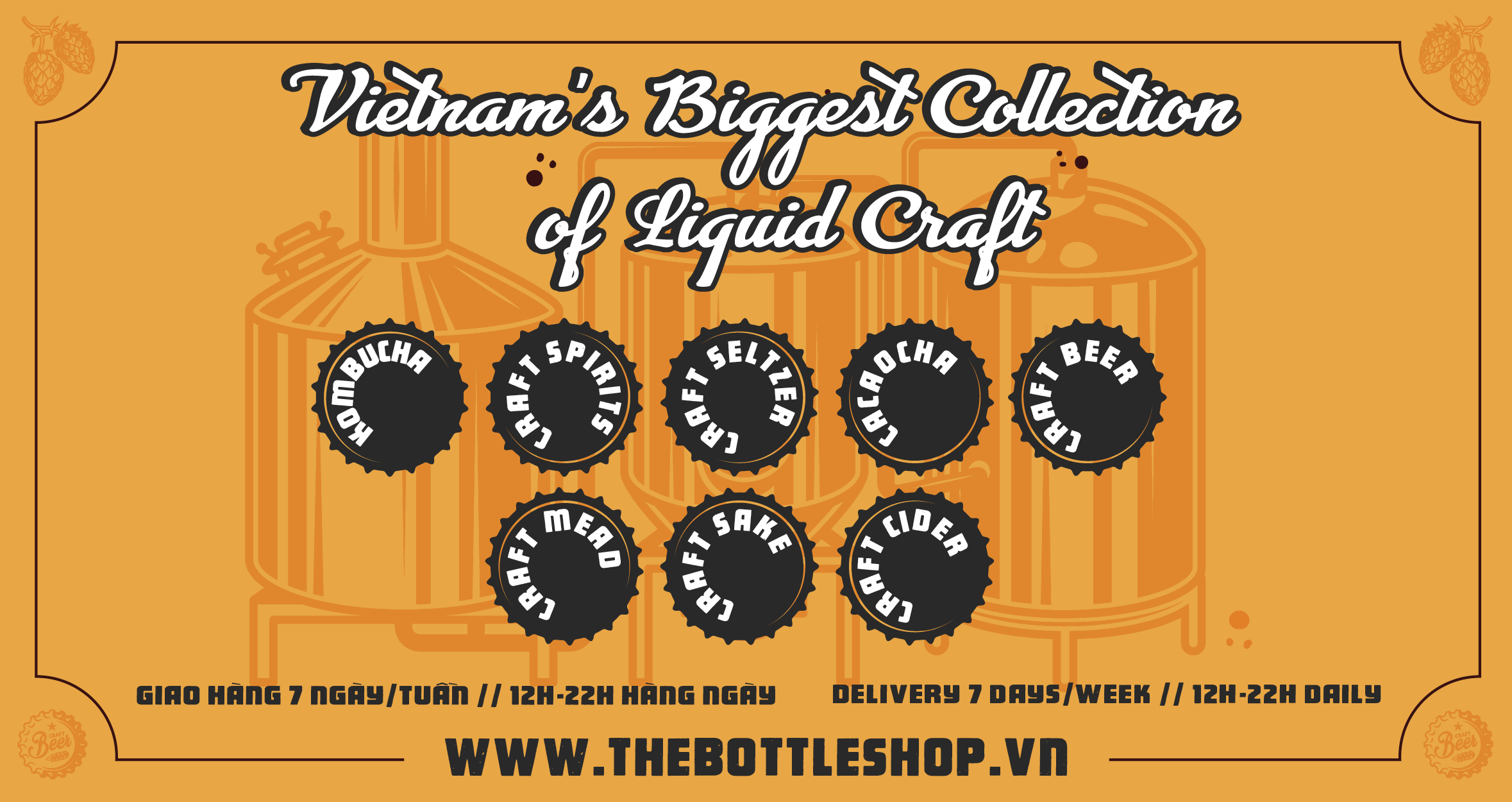 Vietnam Biggest Collection Liquid Craft Mobile Banner