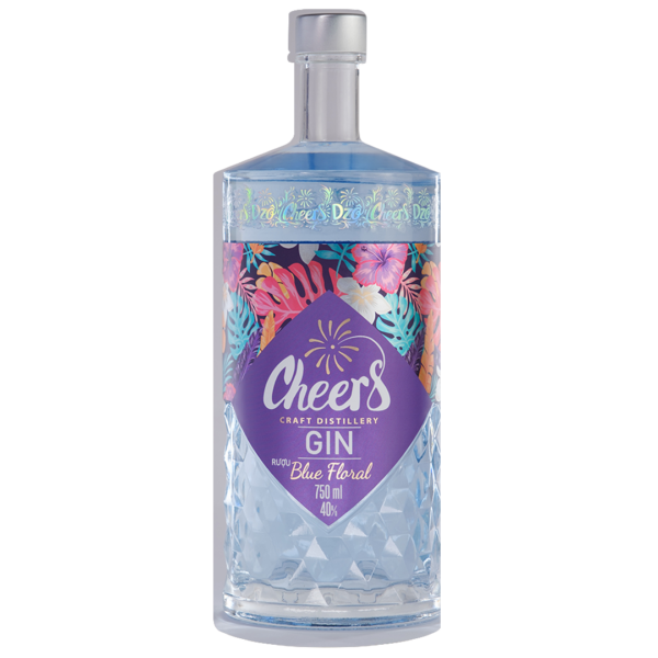 Cheers Blue Floral Gin