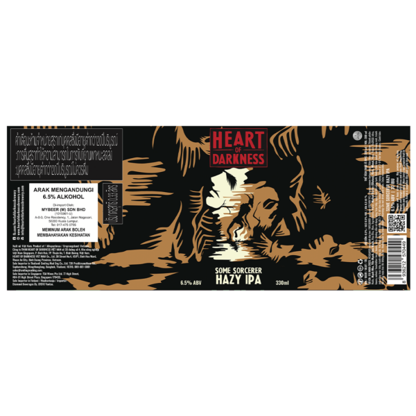 Heart of Darkness Some Sorcerer Hazy IPA Label